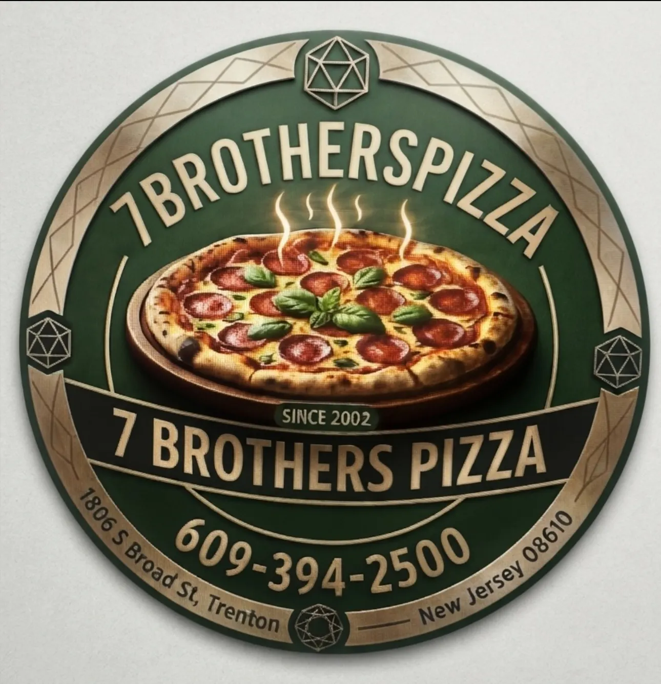 7 Brothers Pizza Logo
