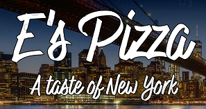 E's Pizza “A Taste of New York” logo