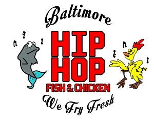 Hip Hop Fish Chicken & Pizza Logo