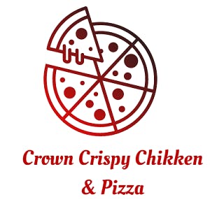 Crown Crispy Chicken & Pizza Logo