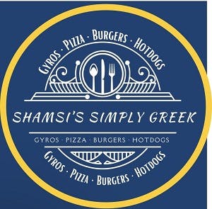 Shamsi's Simply Greek Logo