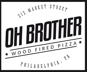 Wood Fired Pizza by Oh Brother Logo