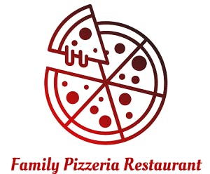 Family Pizzeria Restaurant Logo