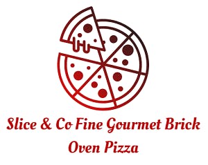 Slice & Co Fine Gourmet Brick Oven Pizza Logo
