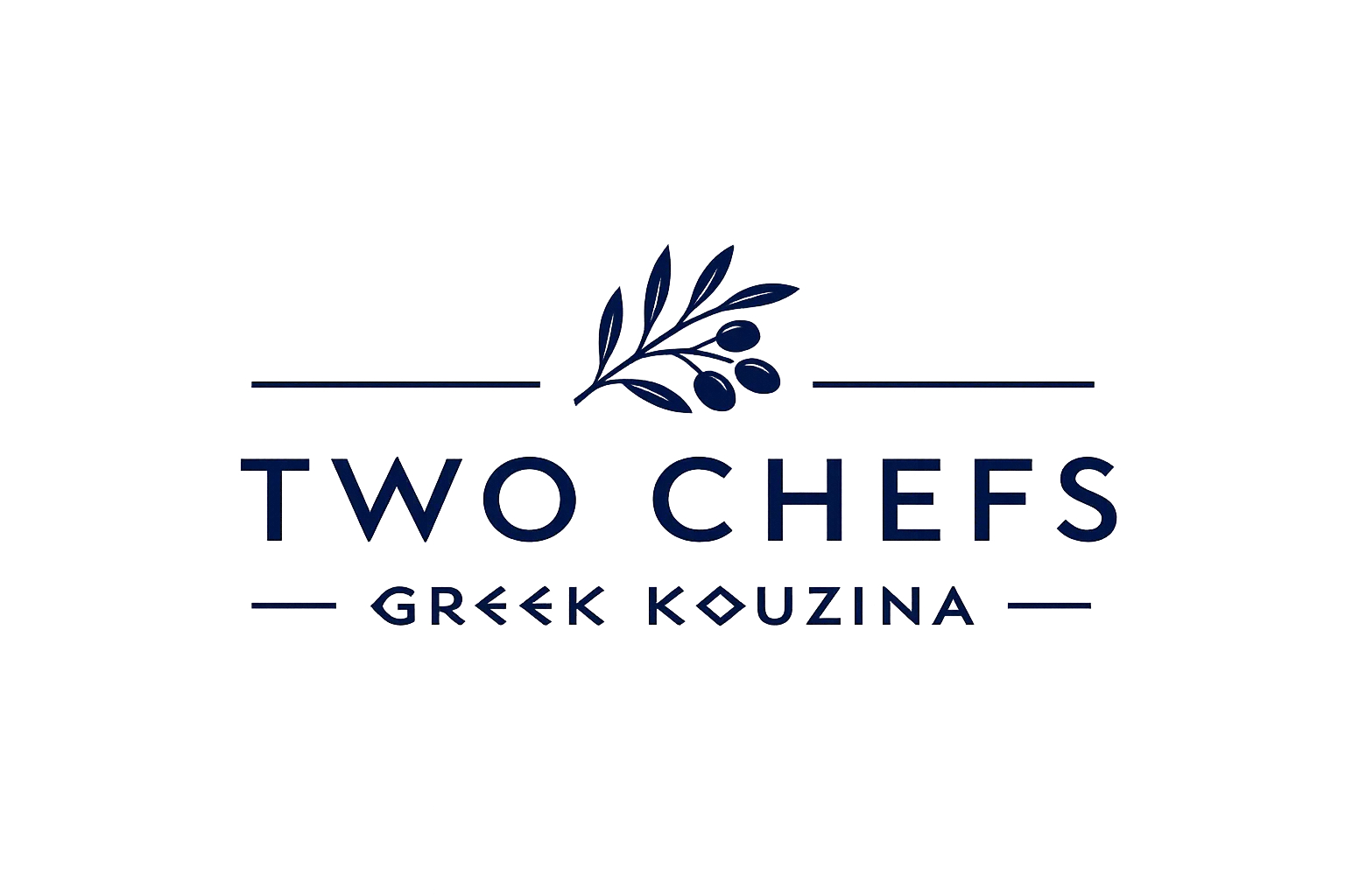 Two Chefs Greek Kouzina Logo