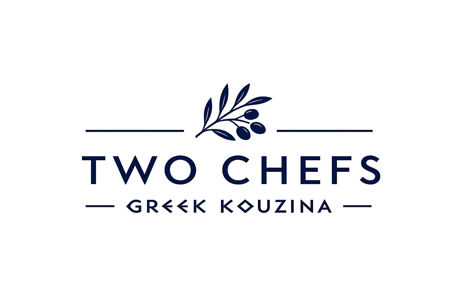 Two Chefs Greek Kouzina logo