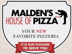 Malden's House of Pizza Logo