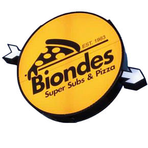 Bionde's Super Sub & Pizza logo