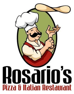 Rosario's Flying Pizza and Pub Logo