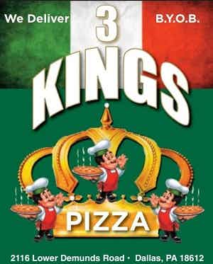 3 Kings Pizzeria logo
