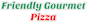 Friendly Gourmet Pizza logo
