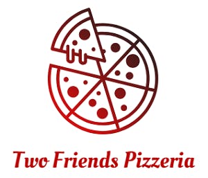 Two Friends Pizzeria Logo