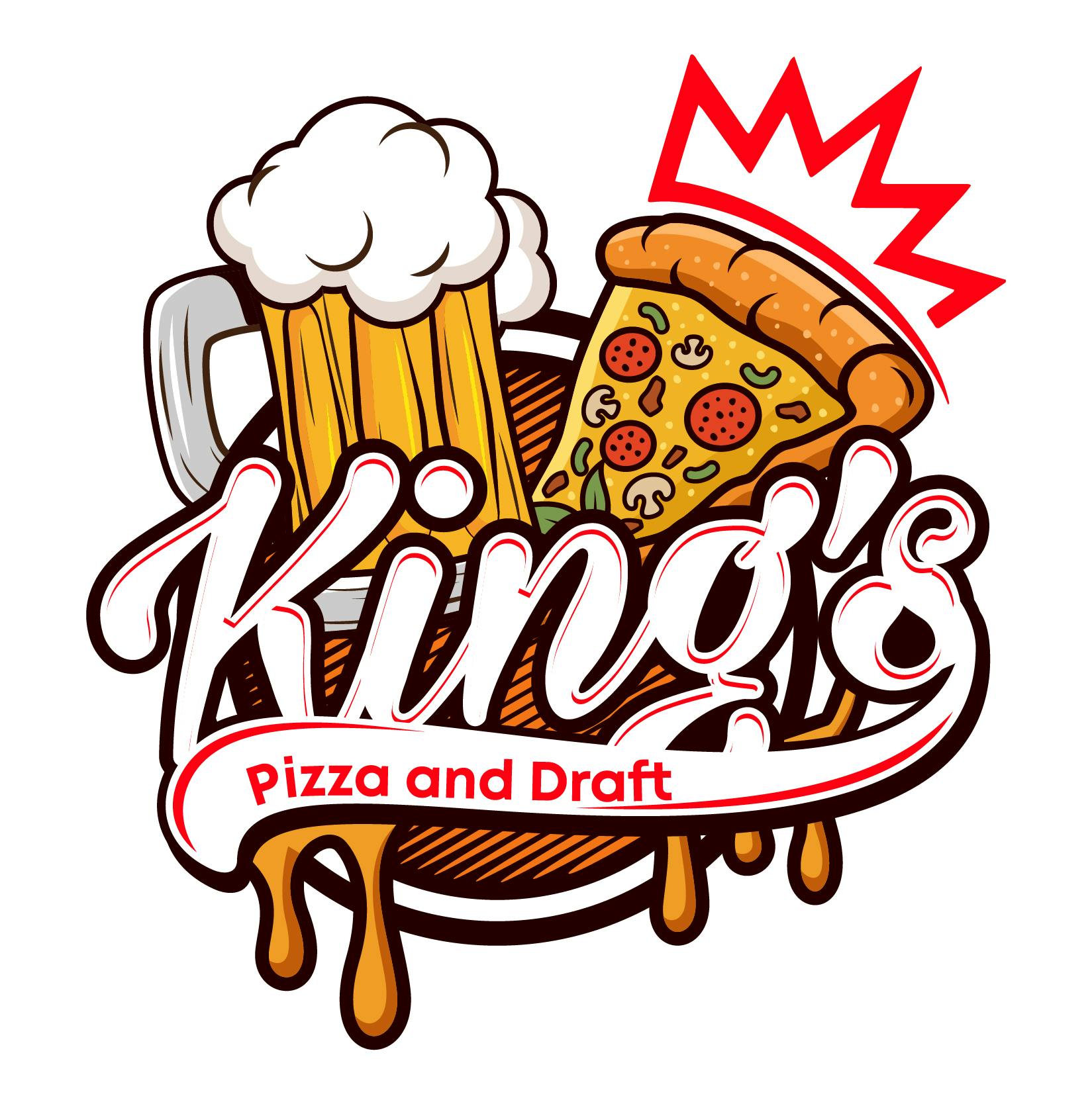 King's Pizza and Draft Logo