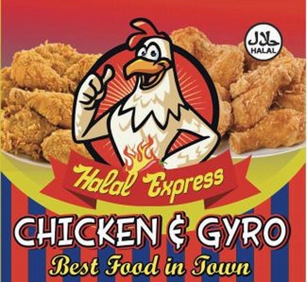 Halal Express Chicken & Gyros Logo