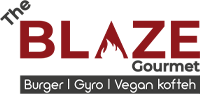 The Blaze Gourmet, Burger-Gyro-Vegan Kofteh logo