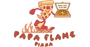Papa Flame Pizza logo