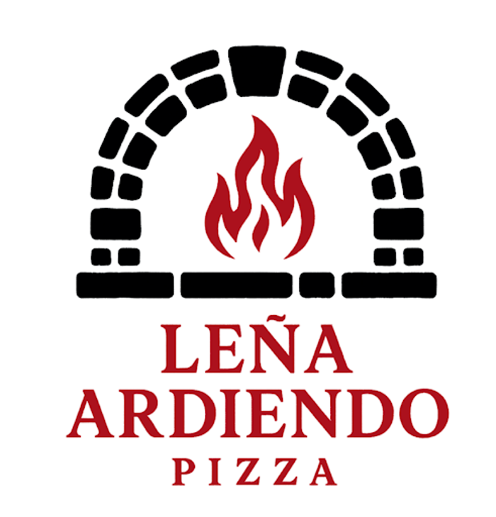 Leña Ardiendo Pizza (Burning Wood) logo