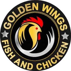 GOLDEN WINGS FISH & CHICKEN THE BEST CHICKEN IN TOWN logo
