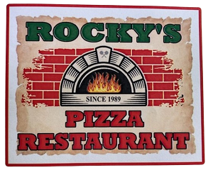 Rocky's Pizza Restaurant logo