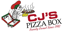 CJ's Pizza Box logo