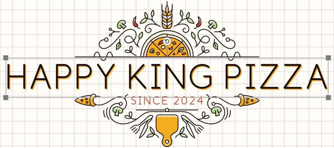 Happy King Pizza logo