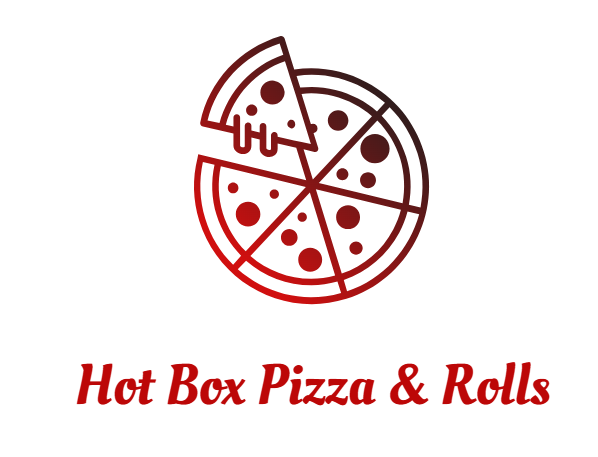 Hot Box Pizza & Rolls logo