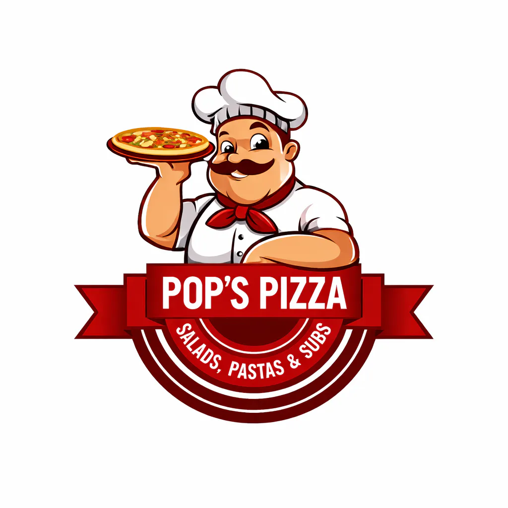 Pop's Pizza Logo