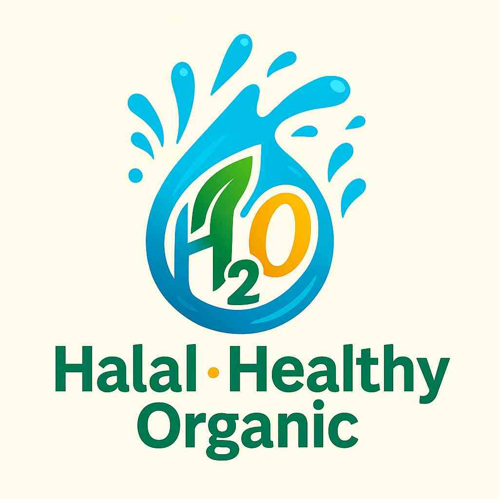 H2O Halal Healthy Organic logo