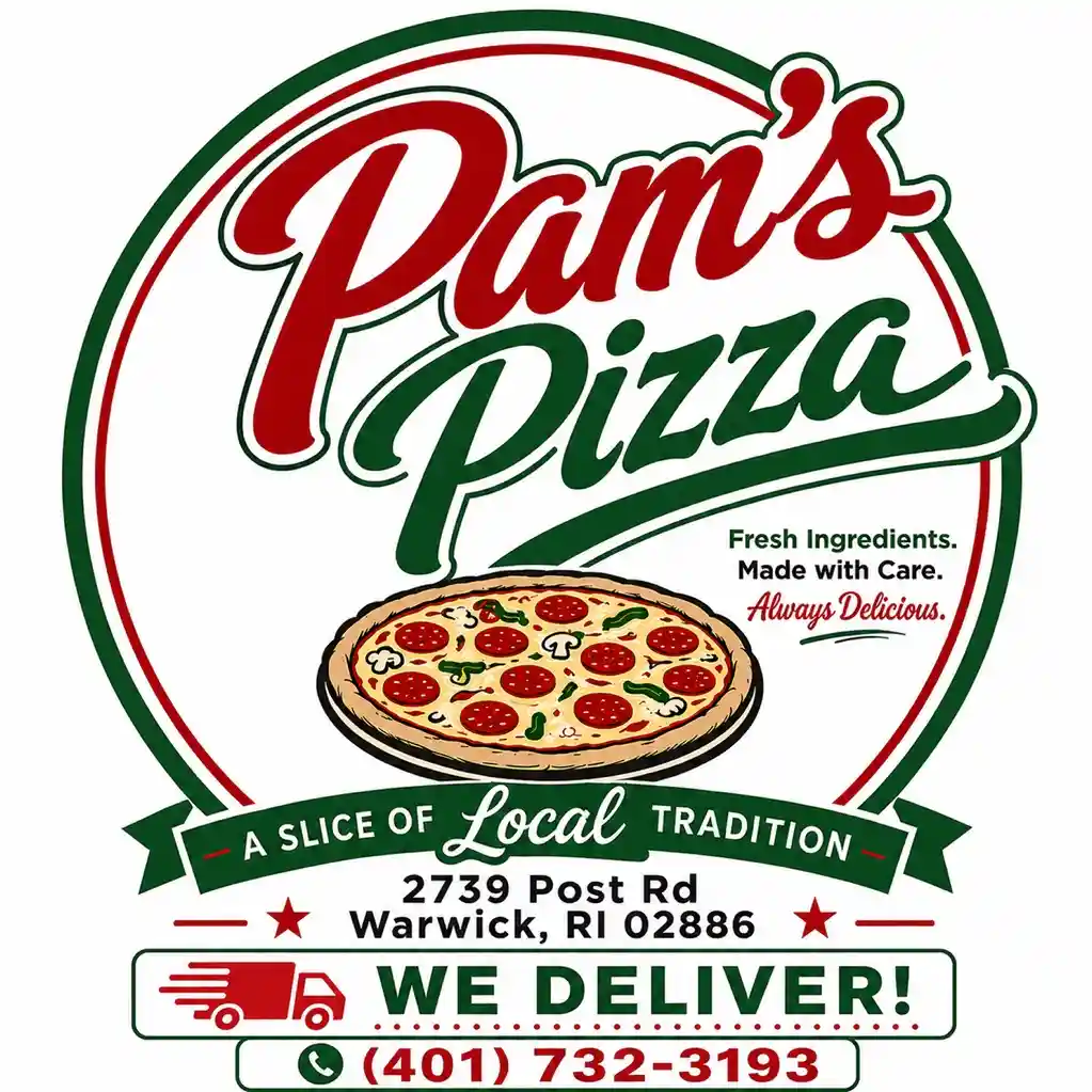 Pam's Pizza logo