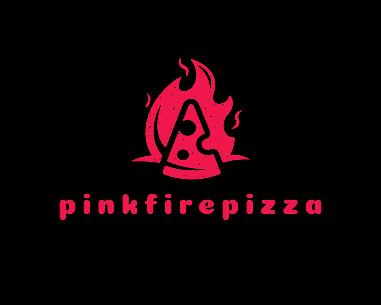 Pink Fire Pizza Logo