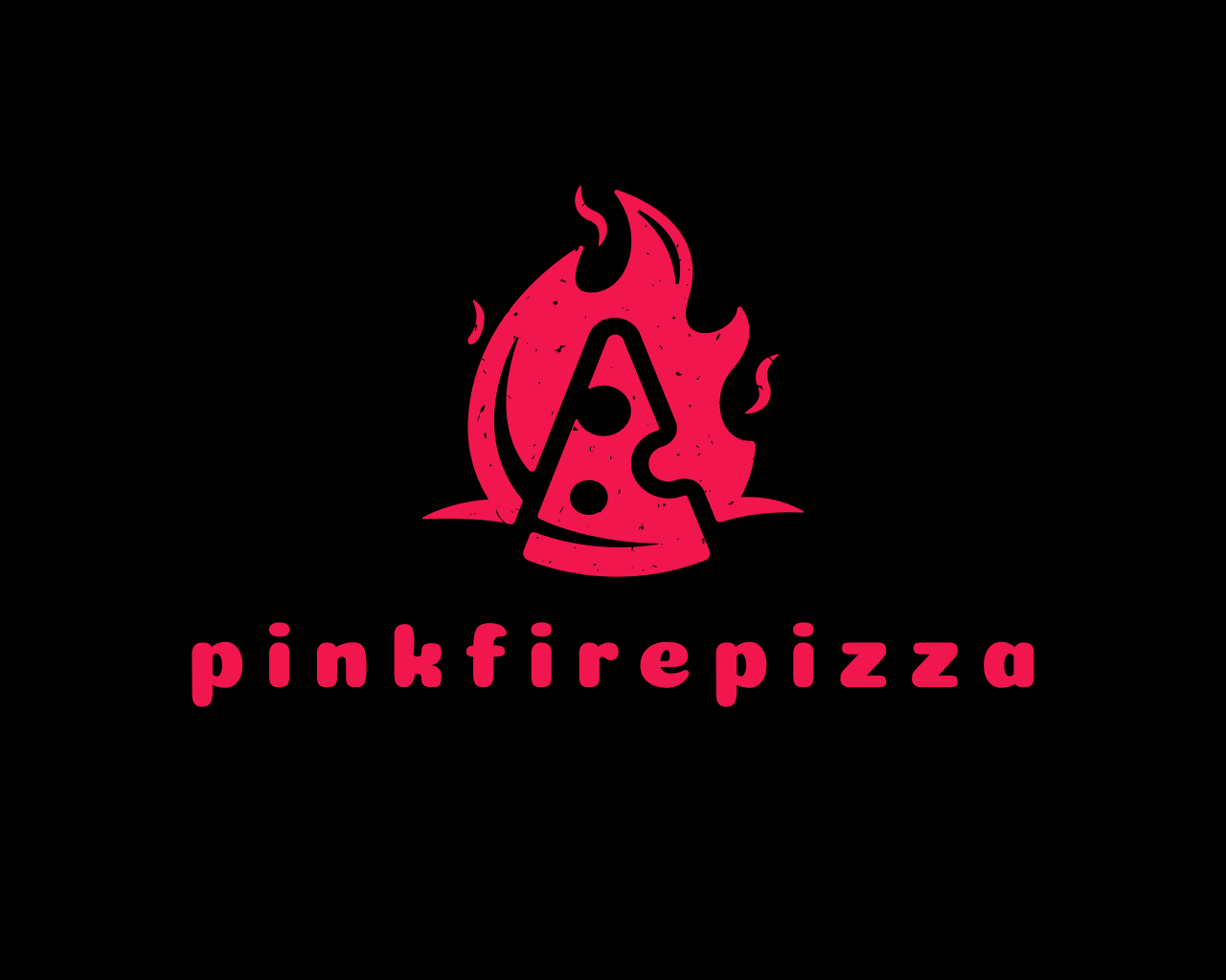 Pink Fire Pizza logo