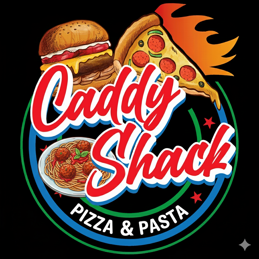 Caddy Shack pizza and pasta logo