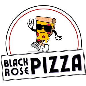 Black Rose Pizza Logo