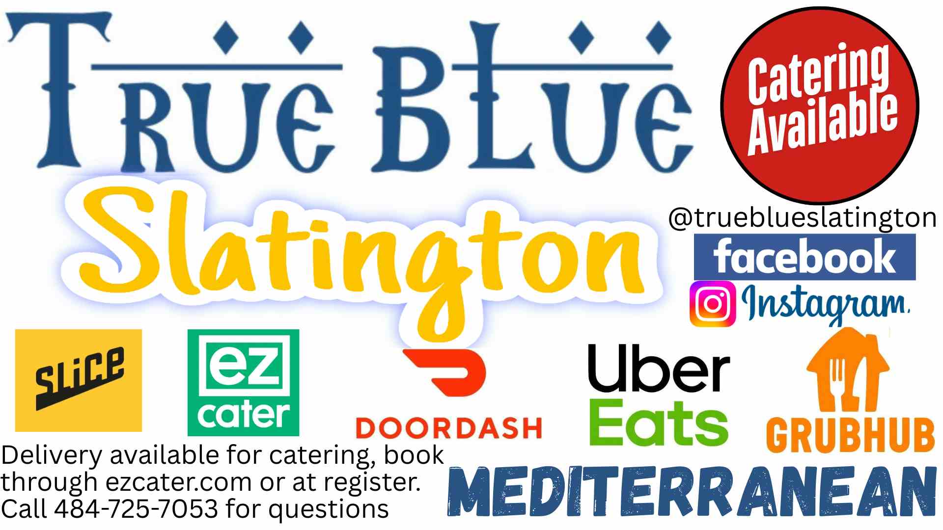 True Blue Mediterranean Express of Slatington logo