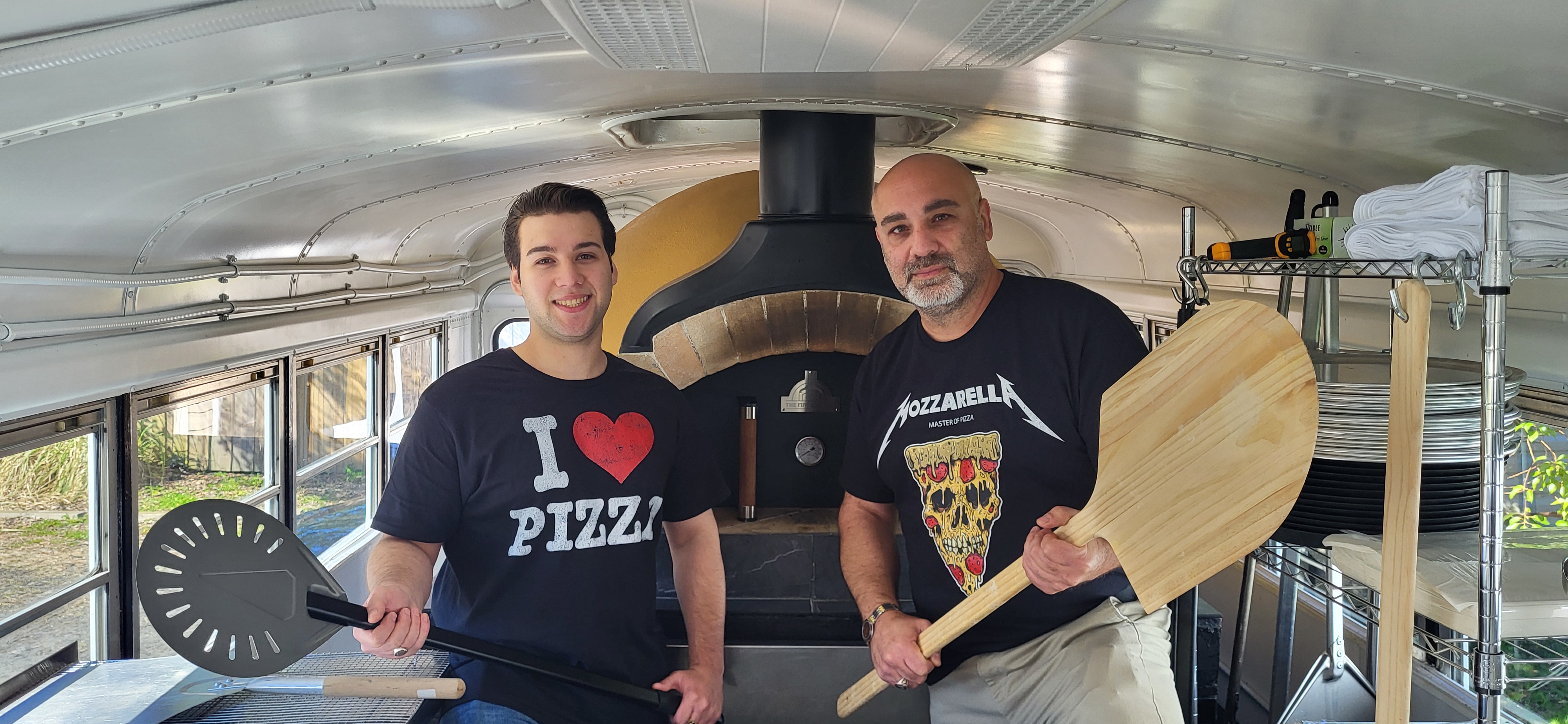 Simonetta's Brick Oven Pizza Bus