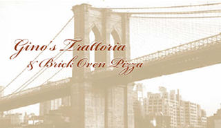 Gino's Trattoria & Brick Oven Pizza logo