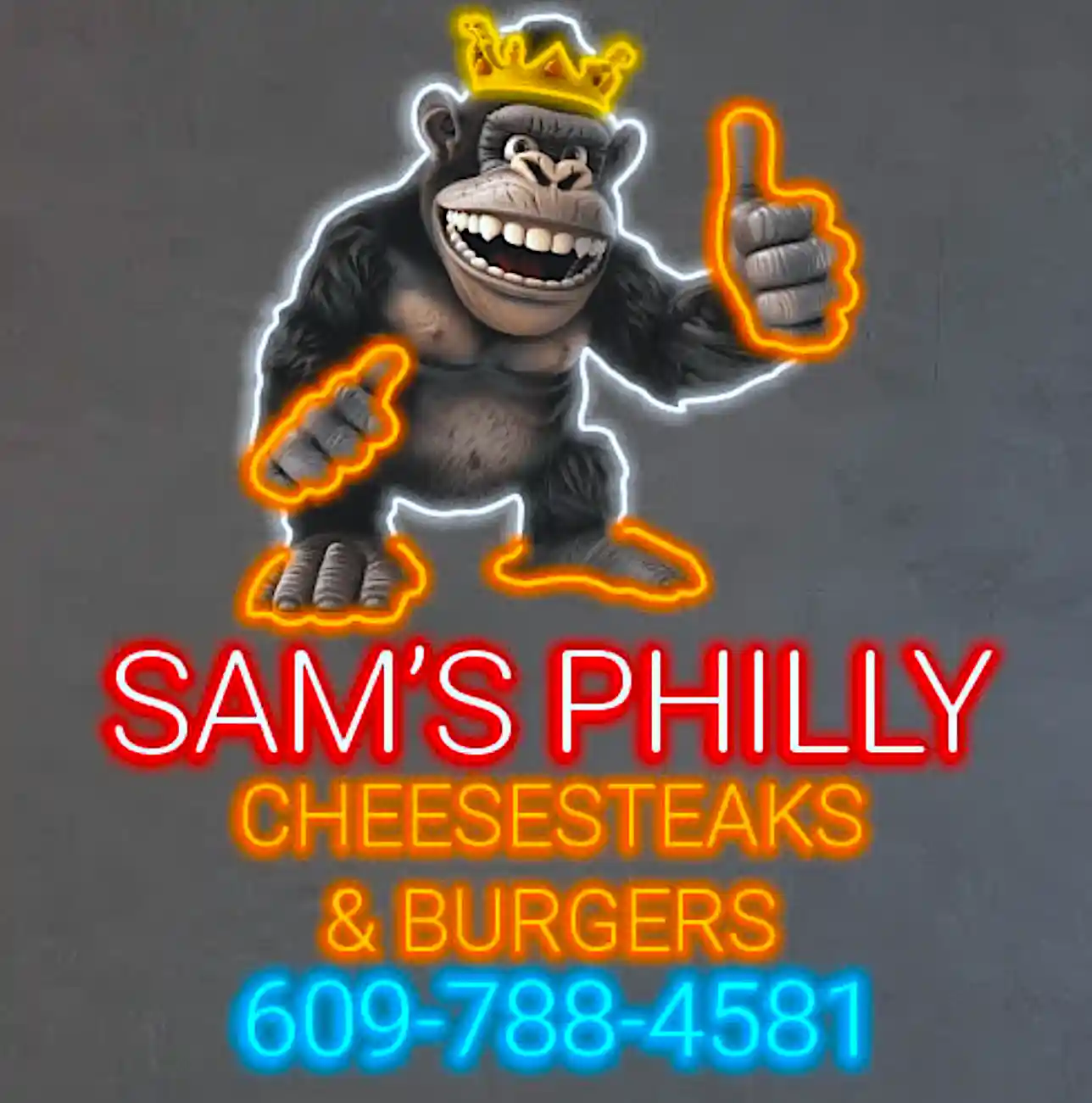 Sams Philly Cheesesteaks & Burgers logo