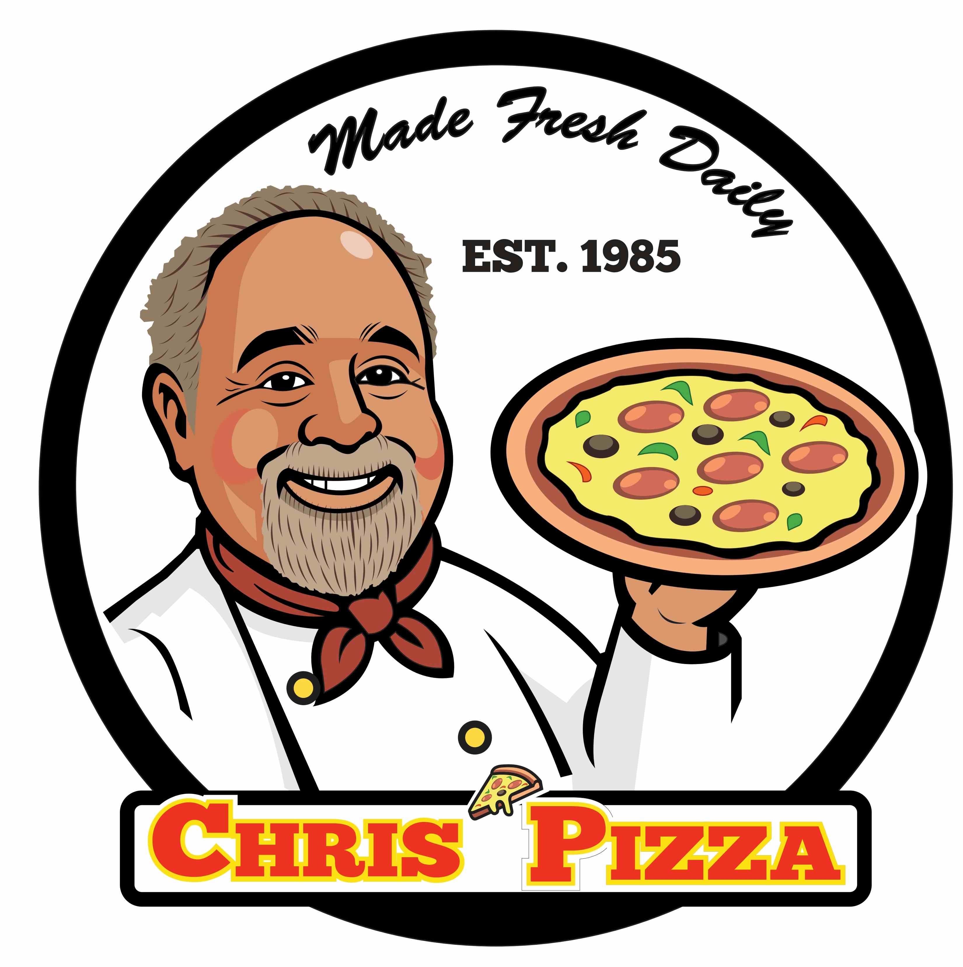 Chris' Pizza logo