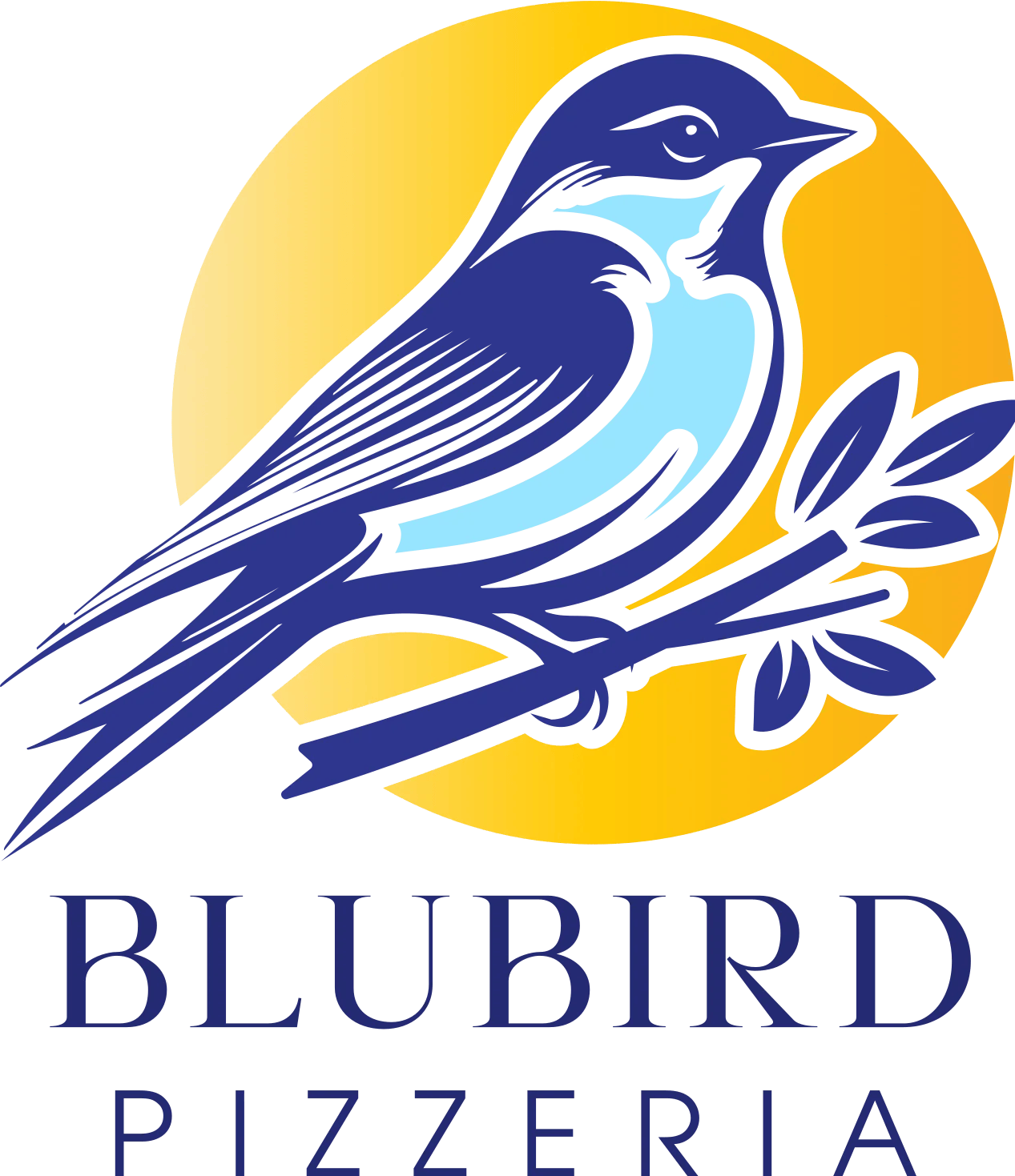 Blubird Pizza Logo