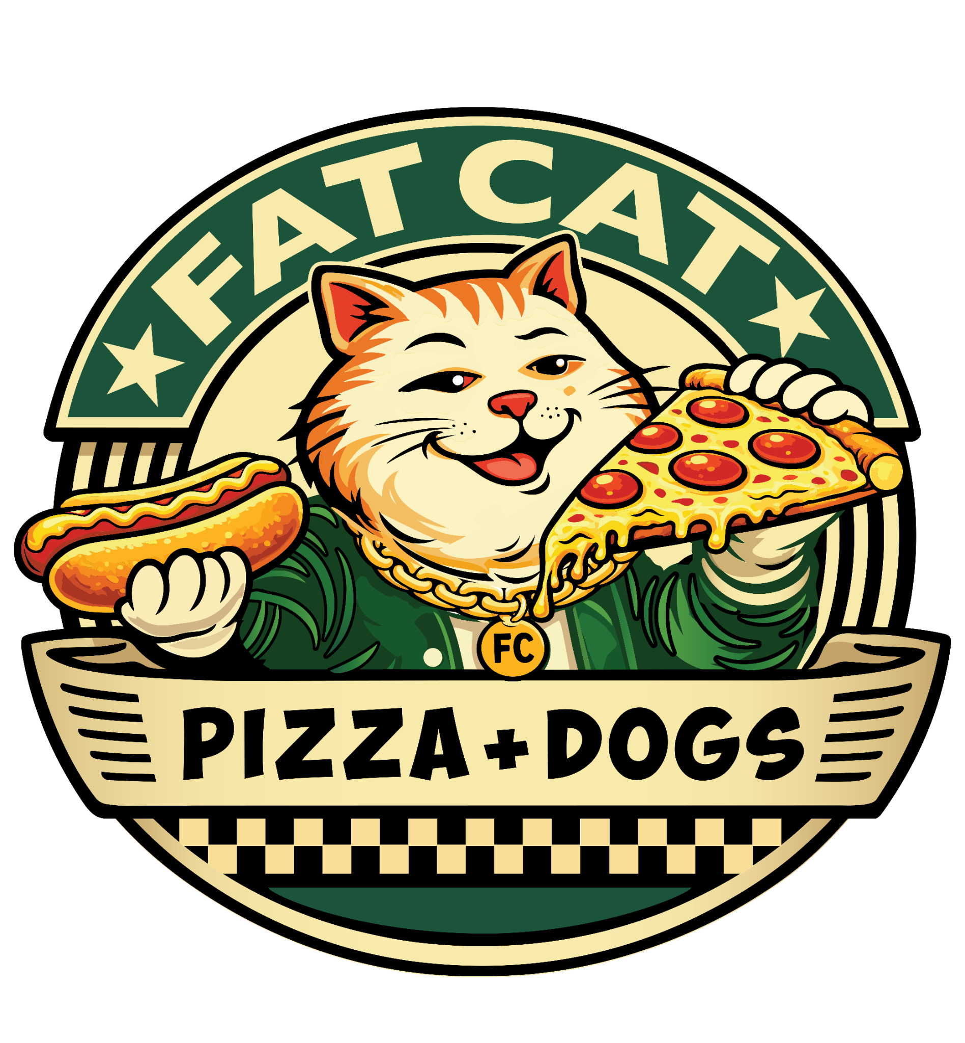 FAT CAT Pizza + Dogs