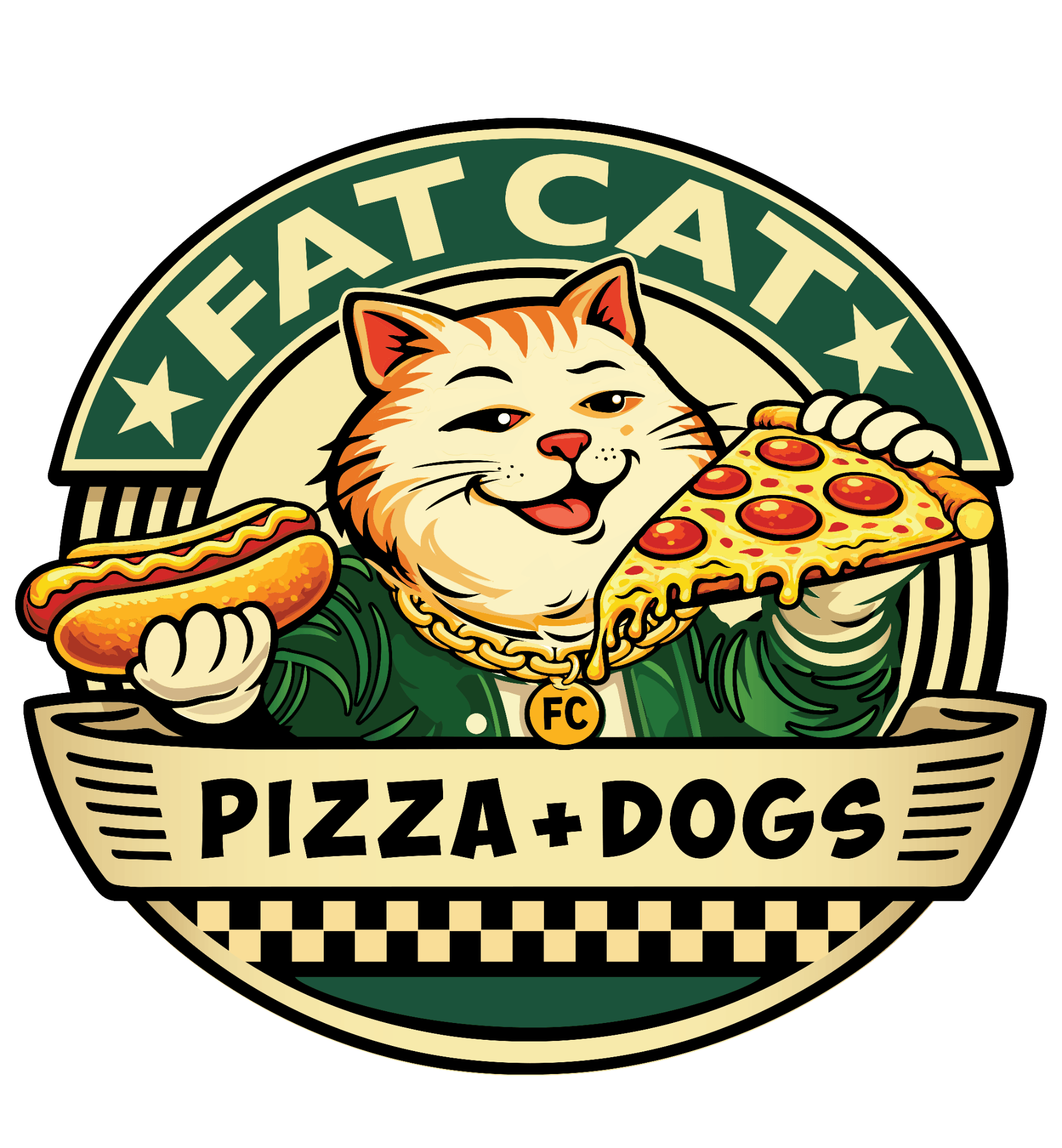FAT CAT Pizza + Dogs