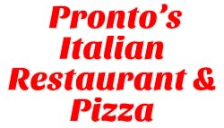 Pronto's Italian Restaurant & Pizza Logo