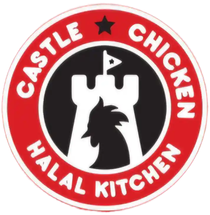 Castle chicken pizza and Loaded platters logo