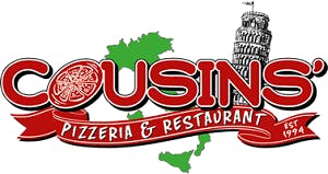 Cousins' Pizzeria & Restaurant Logo