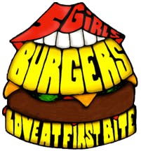 5 Girls Burgers & Pizza Logo