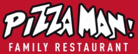 Pizza Man Trattoria Italiano Logo