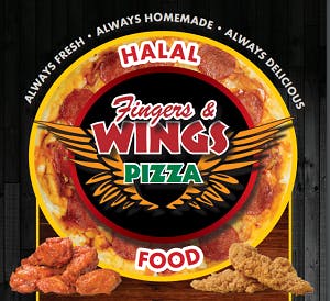 Fingers & Wings Pizza Logo