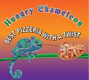 Hungry Chameleon Pizzeria Logo