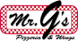 Mr G's Pizzeria & Wings logo