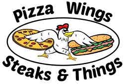 Pizza Wings Steaks & Things logo